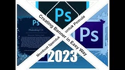 Tutorial Photoshop CS3 - Membuat Desain Spanduk untuk Pemula - Durasi: 41.03. 