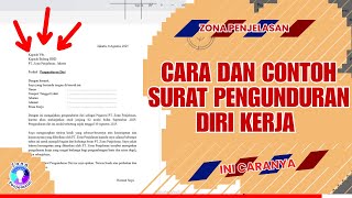 Contoh Surat Pengunduran Diri Kerja di Word Contoh Surat Pengunduran Diri Kerja di Word