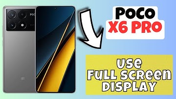 Use Full screen display POCO X6 Pro || How to use full screen display settings || full screen