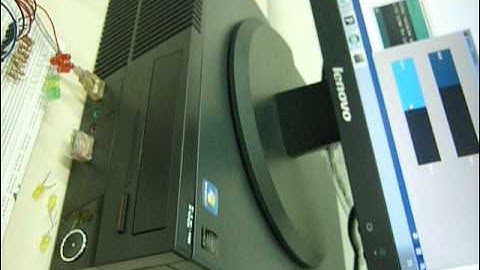 Arduino Led x8 Processing Controlp5