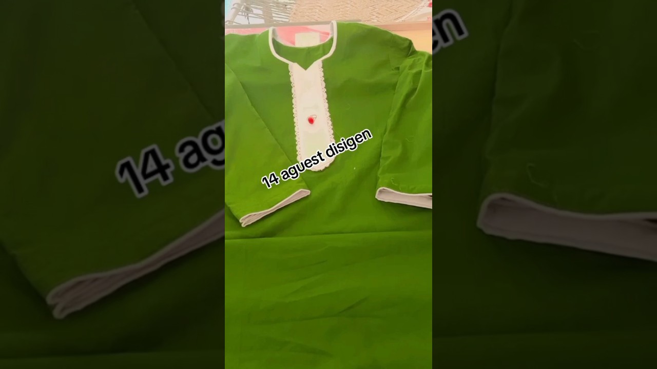 14 August Special Pakistani Women’s Dress Design\Green & White Style for 14 August Pakistani Girls