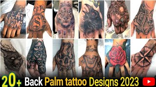 20  Back Palm tattoos | male hand tattoo ideas & designs | tattoos for men | unique tattoos