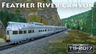 Train 17 westbound scenario. downhill with emd fp7 and the california
zephyr from poe to oroville. feather river canyon in north america is
one of most f...