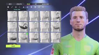 FIFA 22 How to make Lukas Hradecky Pro Clubs Look alike