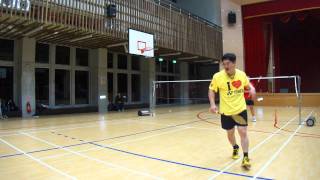 20111225孚瑪羽球隊北極熊VS小小胖單打