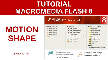 Belajar Macromedia Flash 8 - Membuat Animasi Motion Shape