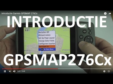 Introductie Garmin GPSMAP 276Cx