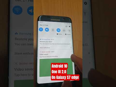 Android 10 One UI 2.0 on Galaxy S7 edge!! #oneui #samsung