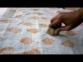 Hand Block Printing Using Wooden Blocks - A Tutorial by DesiCrafts