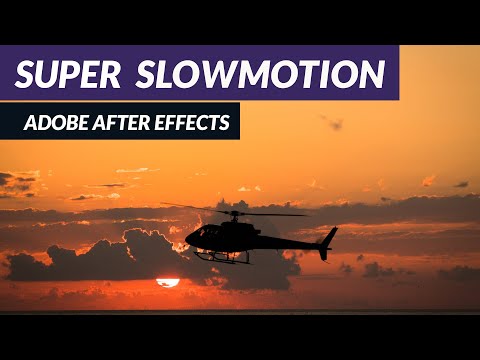 EFEITO SUPER CAMERA LENTA NO AFTER EFFECTS - DEFINITIVO!