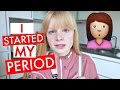 I started my period mum  family fizz