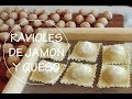 COMO HACER RAVIOLES o RAVIOLONES CASEROS DE JAMON Y QUESO | Acqua Rosa Recetas