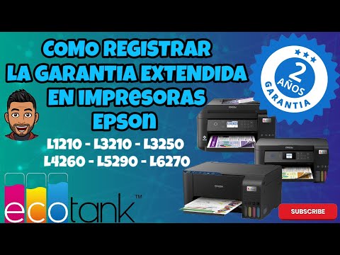 Video: ¿Cómo registro mi impresora Epson?