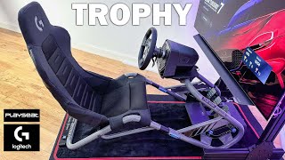 PlaySeat Trophy Logitech G Edition Unboxing Setup and Review with the Logitech G Pro Wheel / Pedals
