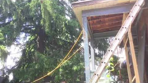 Toms porch demo.