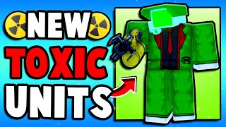 OPRNING 100 TOXIC CRATES For TOXIC UNITS In Skibi Defenders X