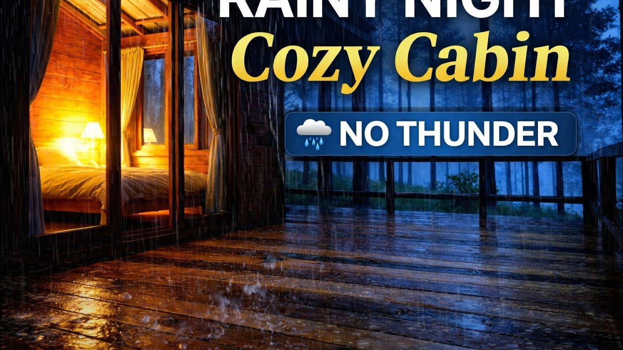 No Ads, Heavy Rain Sounds for Sleeping 🌧️ Deep Sleep Rain Ambience ...