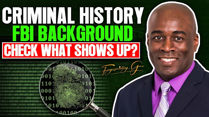 What Shows Up? FBI Background Check