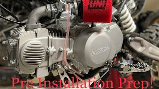 Piranha YX 140cc - Unboxing & Pre Installation Prep