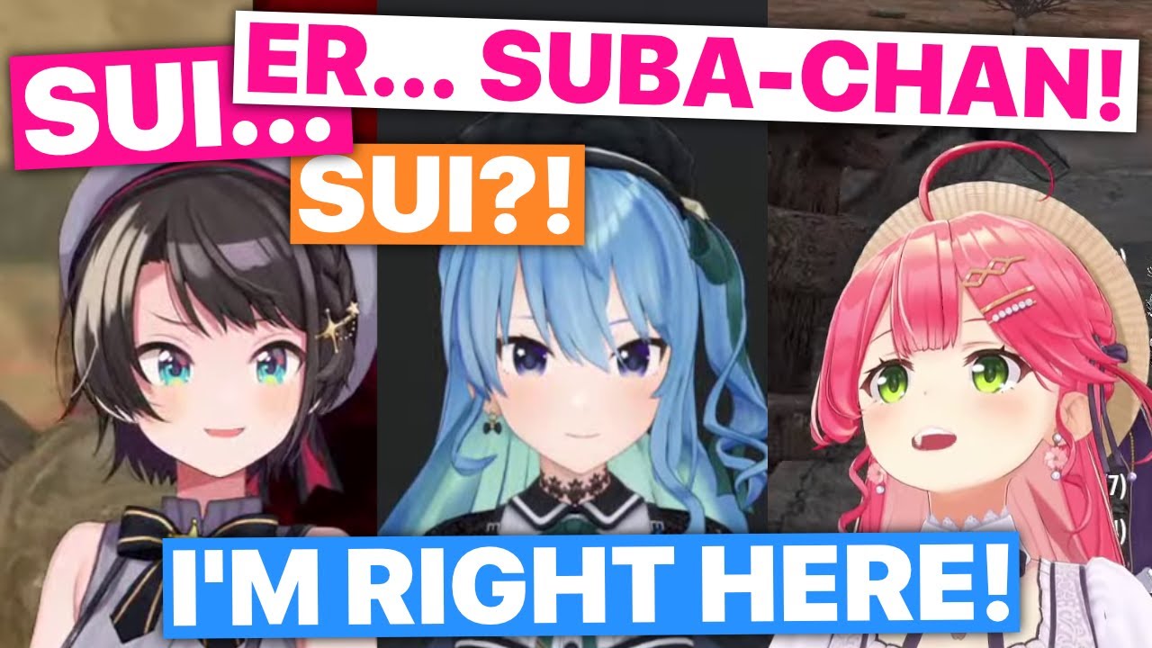 Miko Can't Stop Calling Subaru As Suisei... (Suisei, Miko & Subaru / Hololive) [Eng Subs]