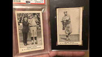 *1921-1922 E121 American Caramel BABE RUTH Cards* Sharing my favorite cards!