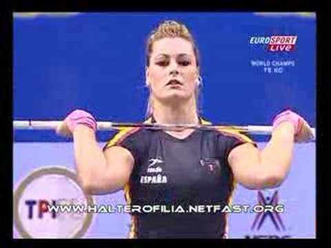 Weightlifting.Ha...  Lidia Valentin. Mundial 2007