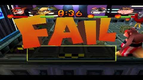 Crash Bash - Space Bash Green Gem - PLAYSTATION SONY