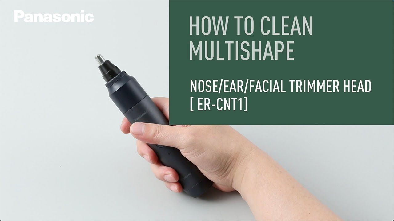 How to Clean and MaintenaceMULTISHAPE NOSE/EAR/FACIAL TRIMMER HEAD