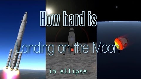 How to land on the Moon | Ellipse rocket simulator