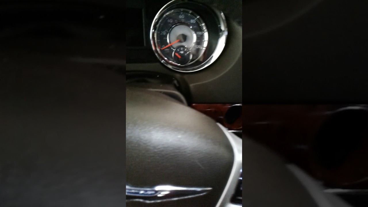 Cold Start On My 2014 Chrysler Town And Country