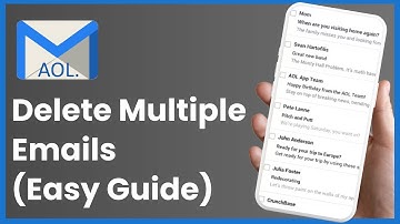AOL Mail - How to Delete Multiple Emails !