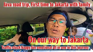 Java Road trip || on our way to Jakarta second worst journey #jakarta #familyvlog #roadtrip