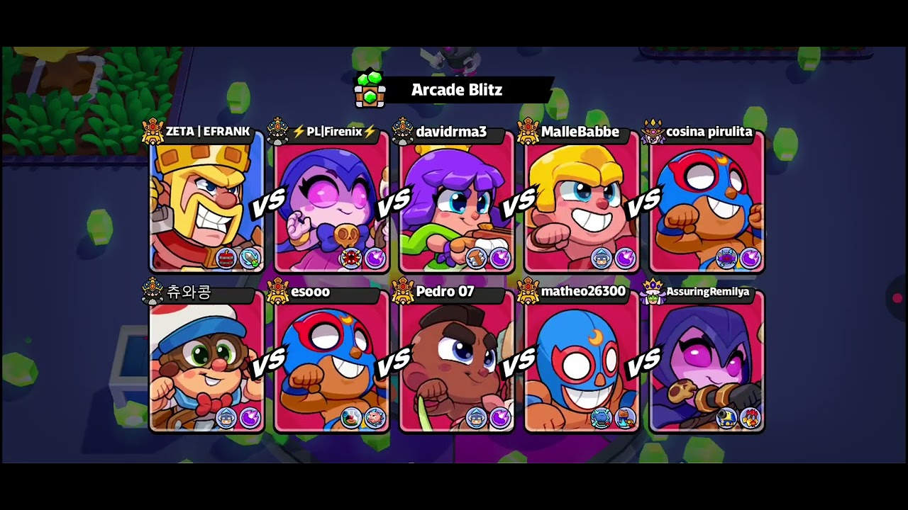 Operación arcade, nunca te rindas y siga luchando.