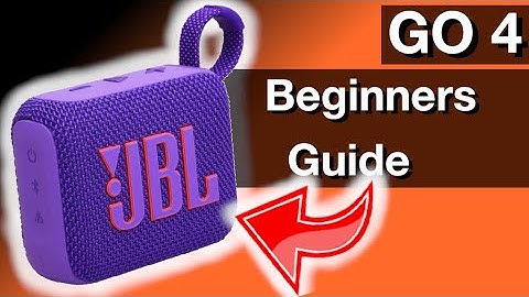 Beginners Guide JBL GO4 portable Bluetooth speaker (How to instructions manual)