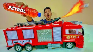 RC Flame Throwing Truck Testing - Chatpat toy tv