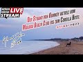 Der Strand von Kumköy aktuell vom Makara Beach Club bis zum Corolla Hotel. @Antalya Side Livestream