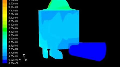 CFD Scavenging Analysis Revised View 1 (2 stroke engine)