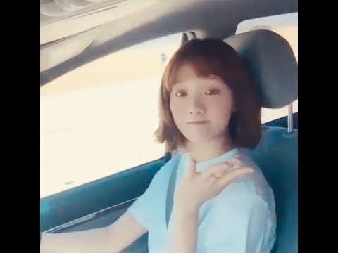 Lee Sung Kyung is singing in car (A Whole New Word )