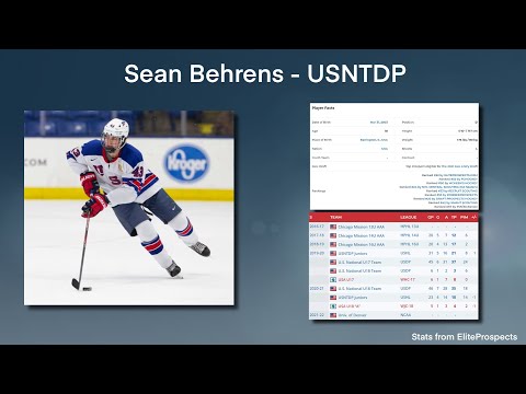 Sean Behrens Scouting Report - DobberProspects USHL Report