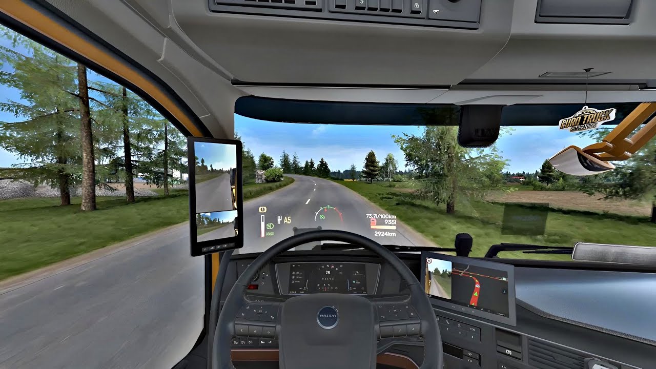🚛 ETS2 | Volvo Truck Interior Driving | Realistic & Smooth Gameplay