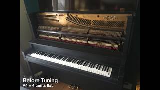 Piano Tuning Before And After