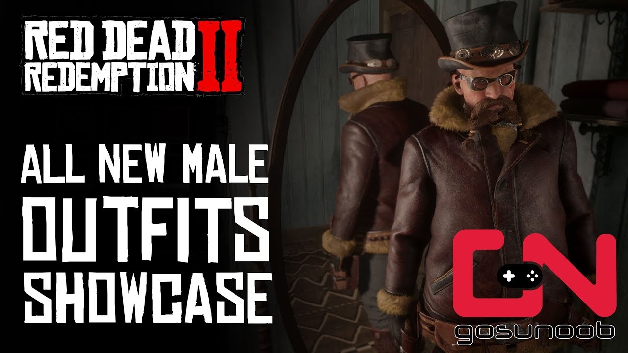 All New Male Outfits Showcase - RDR2 Online Moonshiners Update - YouTube