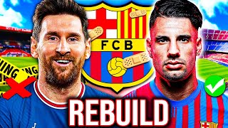 THE BARCELONA *WITHOUT LEO MESSI* REBUILD CHALLENGE!! FIFA 21 Career Mode