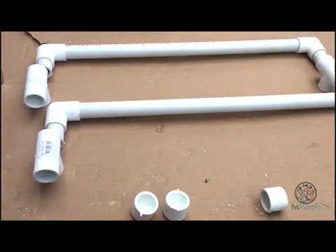 Video: Cómo hacer una cama para perros con un marco de tubo de PVC