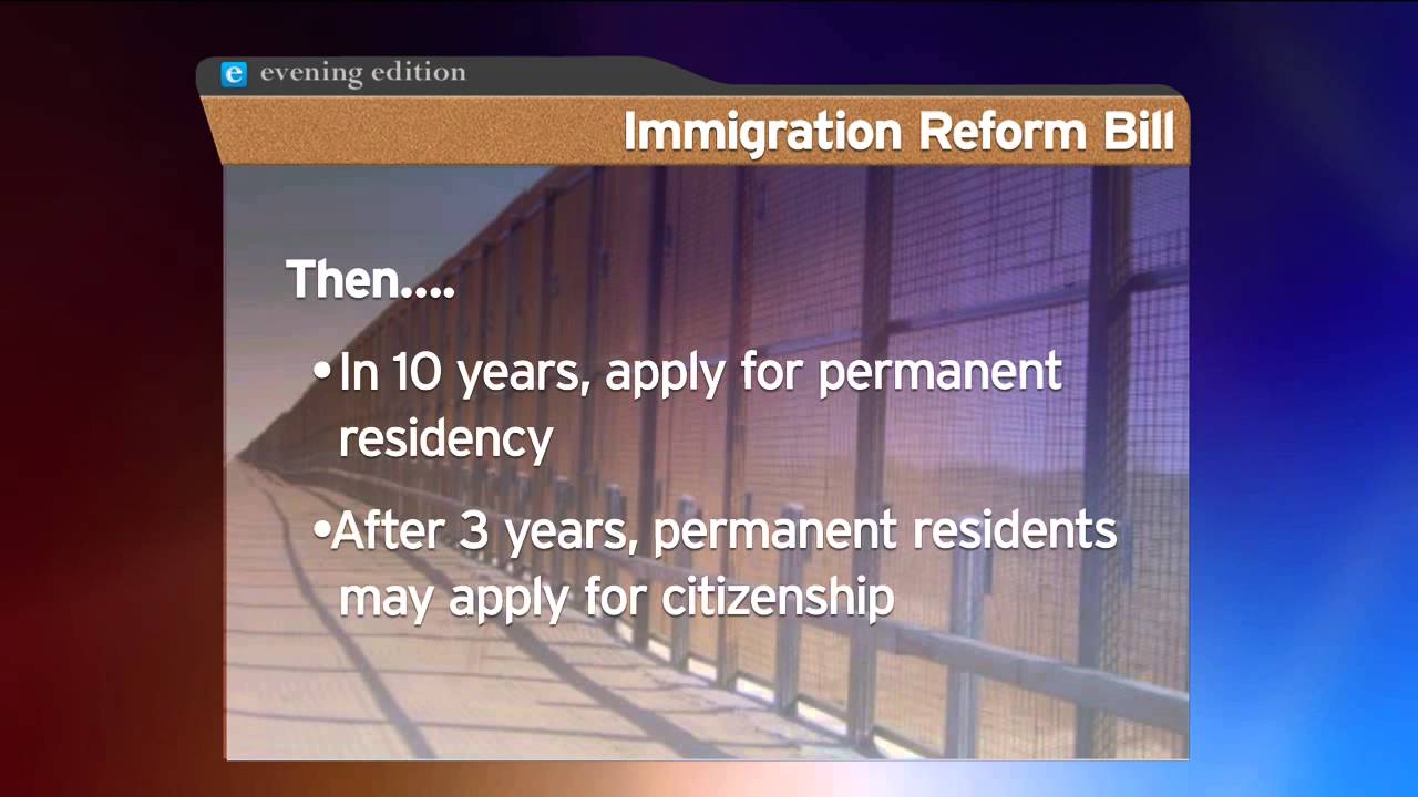 The Gang Of 8's Immigration Reform Bill YouTube