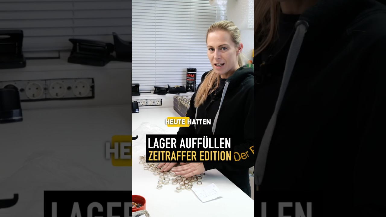 So füllen wir unser Lager mit Rohlingen für unsere Produktion auf!🚀