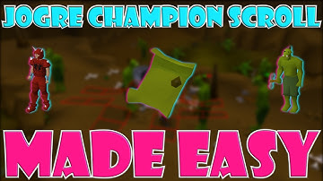 Quick Guide to Getting the Jogre Champion Scroll in OSRS