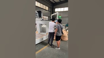 One client learning wood pattern making cnc gantry machining center #woodpattern #cncmachiningcenter