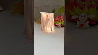 DIY Paper Lamp 😱 #lamp #craft #shorts #trending