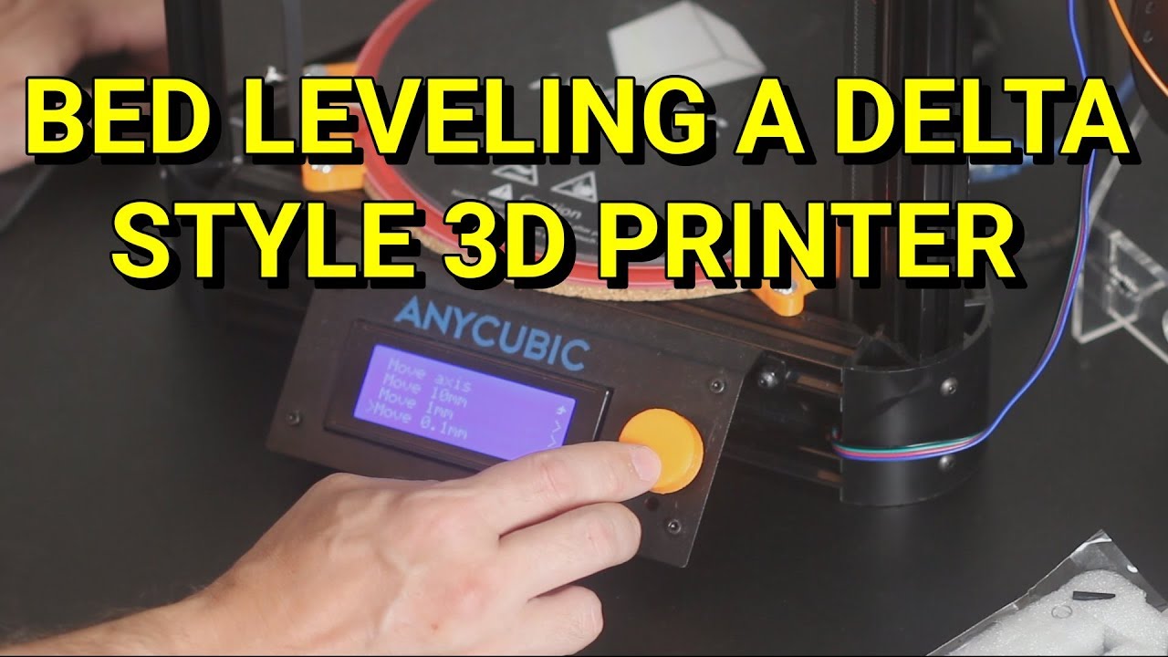 Manual calibration on a Kossel Delta style 3D Printer with Marlin ... - MaxresDefault